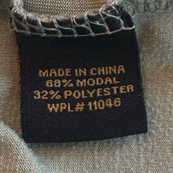 VINTAGE VTG 1946 Jersey Knit Garment Dyed Sage Green Polo Men's Sz L - Picture 7 of 9